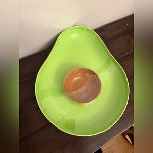 Avocado Shaped Chip & Dip Serving Tray Green Target Cool Squad